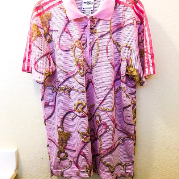 adidas originals jeremy Scott mens 2-pc mesh set - Picture 2 of 3